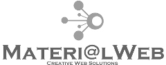 logo agenzia web materi@lweb, siti statici con stile