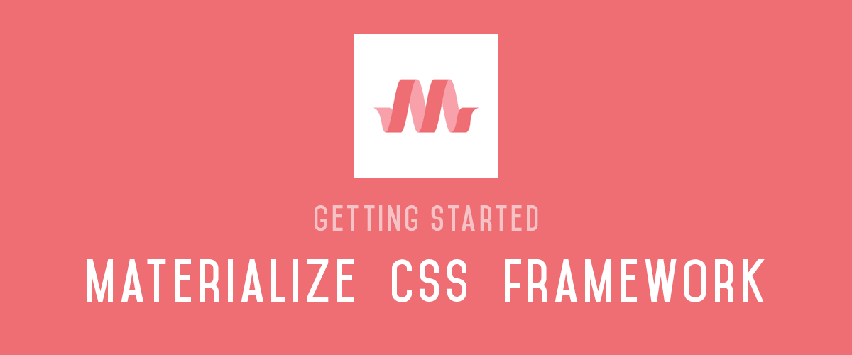 logo di presentazione del framework Materialize.css